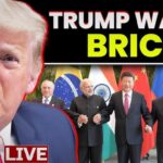 Trump Warns BRICS Against Replacing US Dollar: 100% Tariffs Await